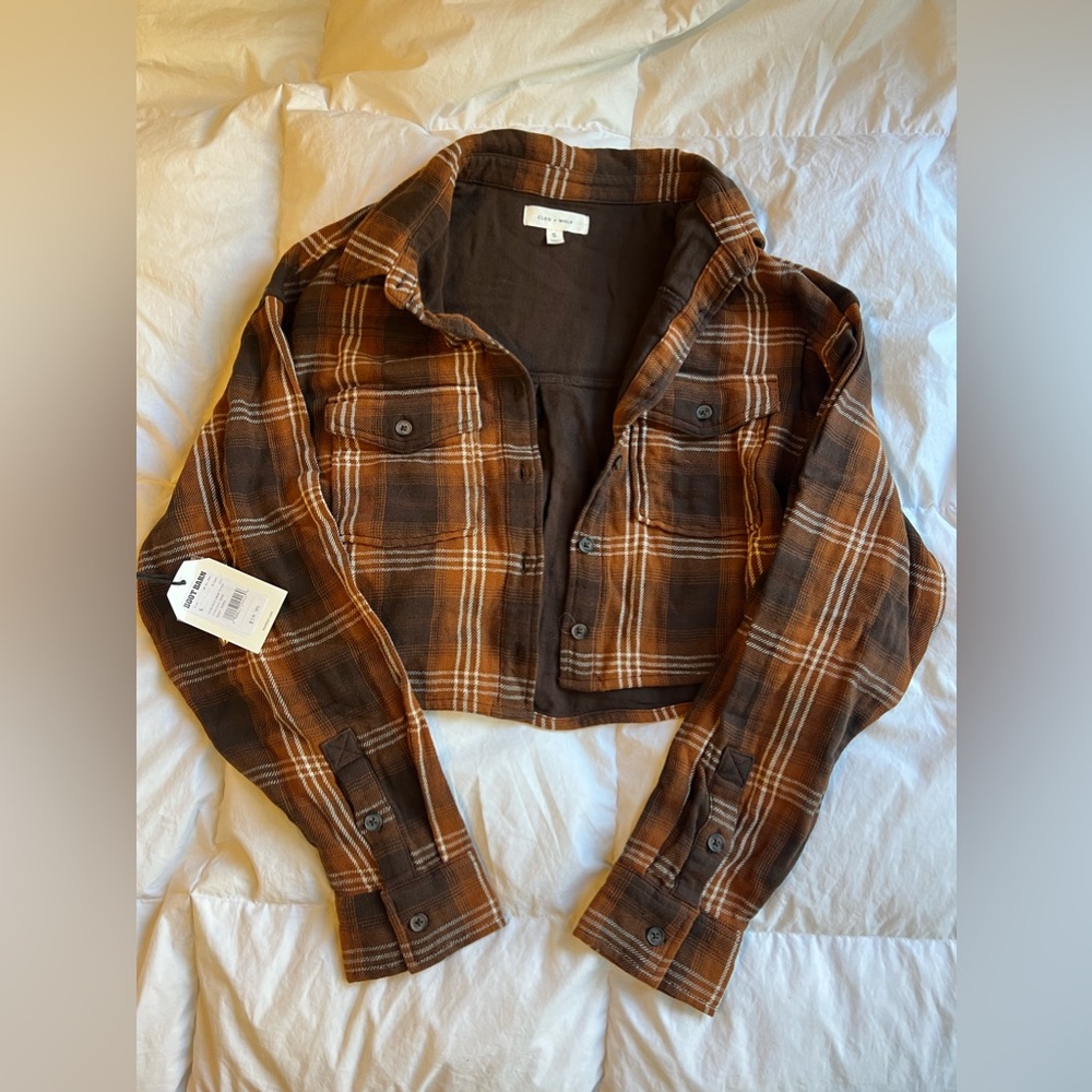 Cleo + wolf flannel - NWT